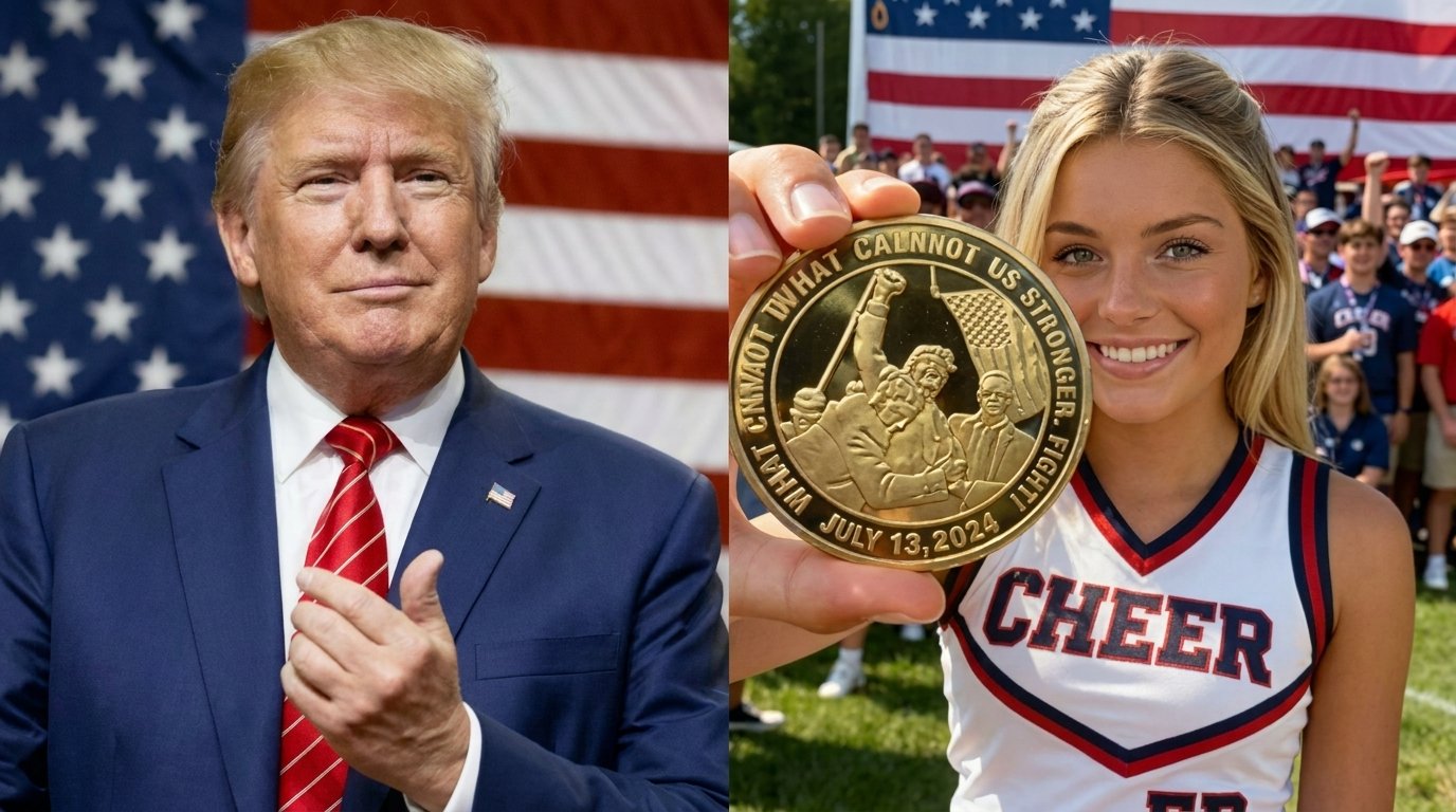 Free Trump Victory Coin promotional image